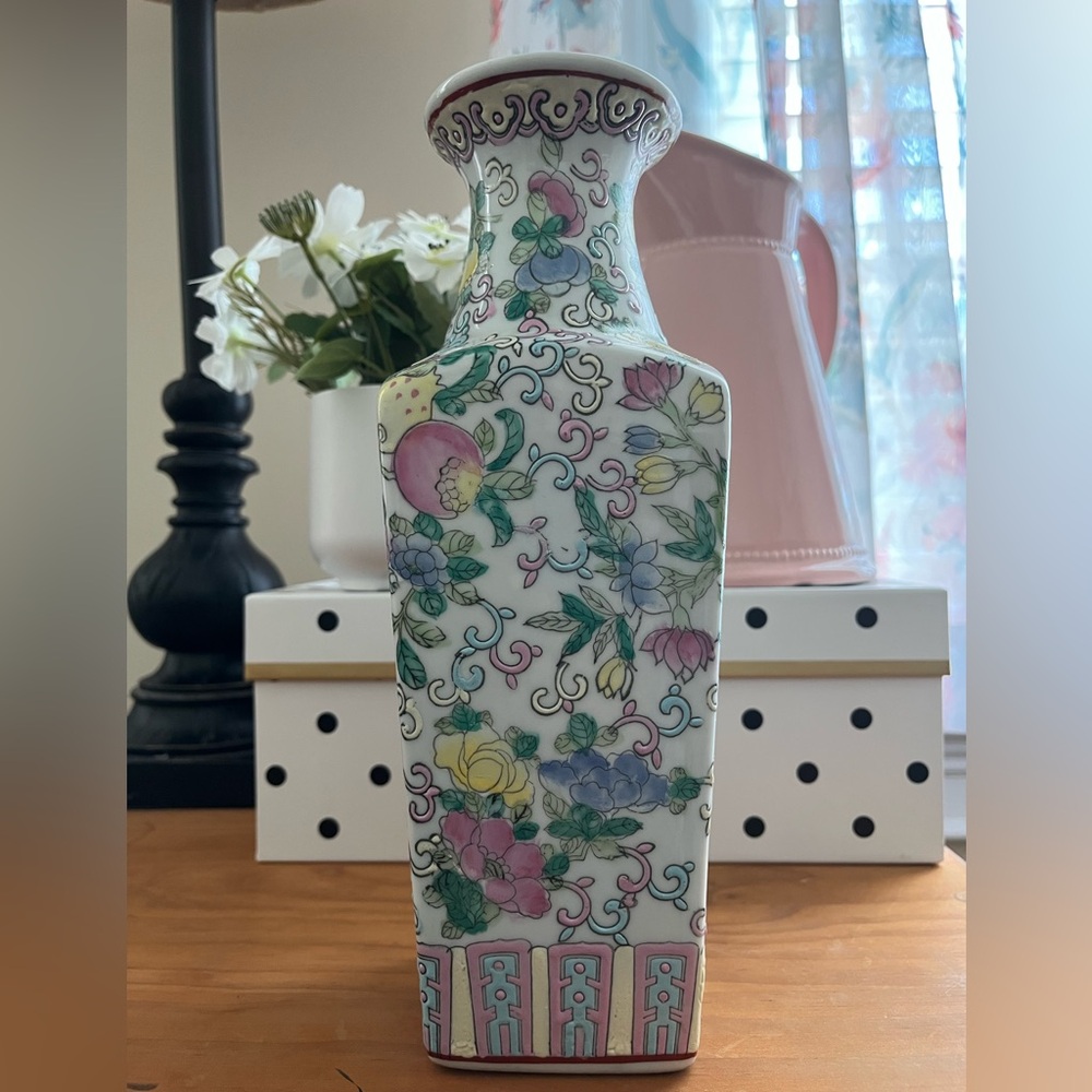 Floral Ceramic Vase